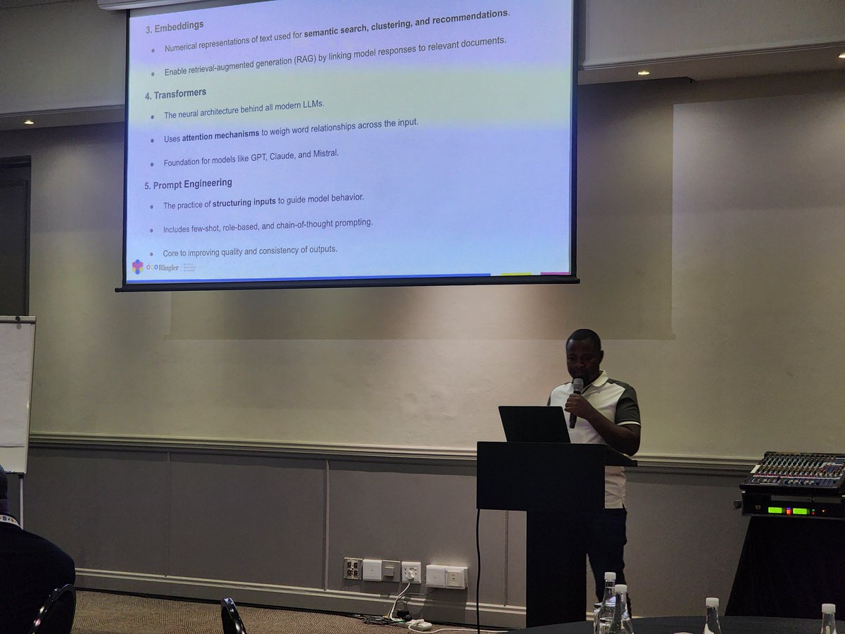ThomasOmweri's tweet photo. Its been an absolute honour being part of TRAC25, especially the opportunity to host a workshop on LLM Engineering where I shared and demonstrated practical thoughts on the direction AI is steering tech.Interesting times ahead! @heytjmiller Thanks for Laravel Prism! https://t.co/HouSvACz7O