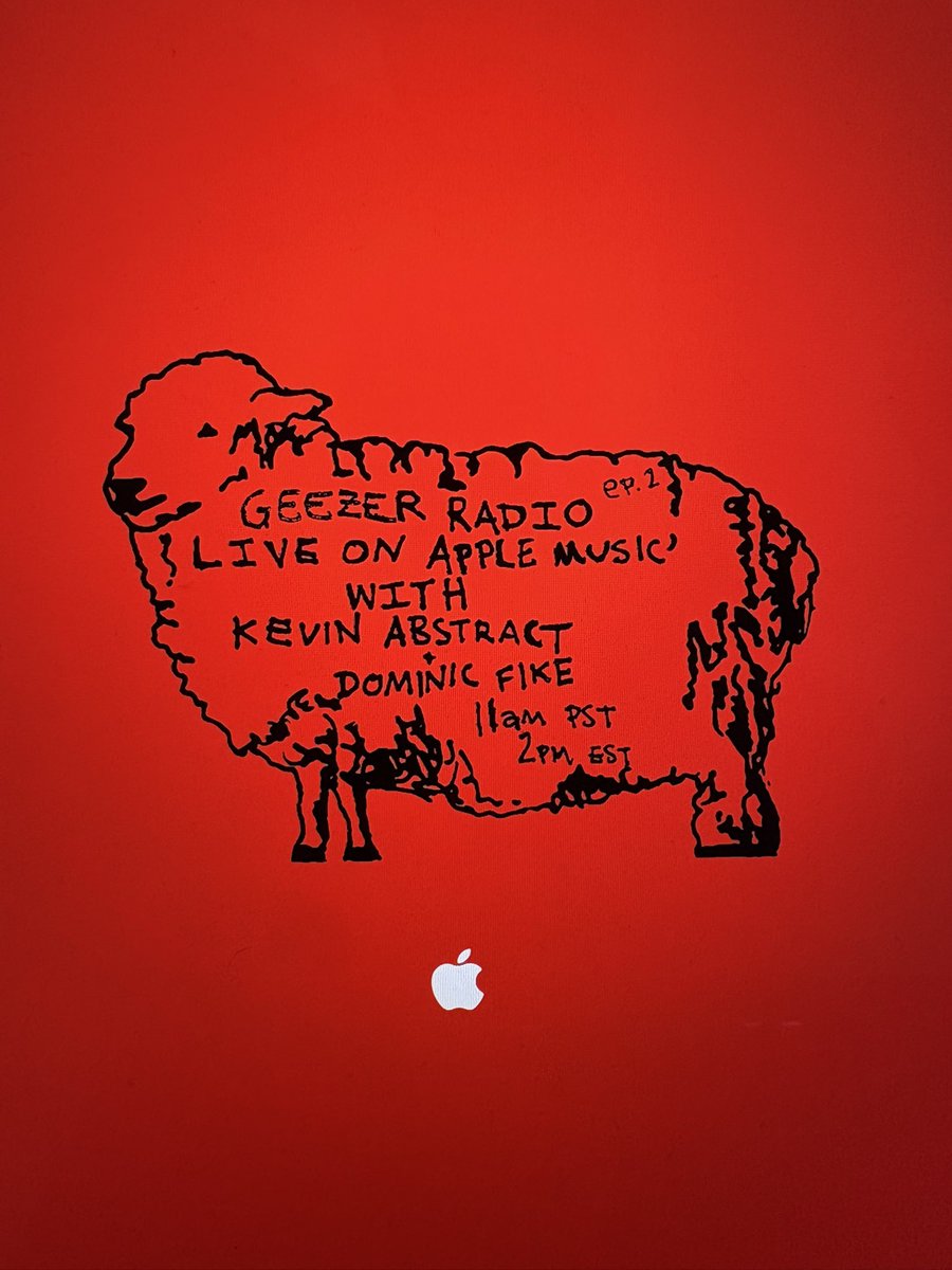 kevinabstract's tweet image. tomorrow morning. geezer radio