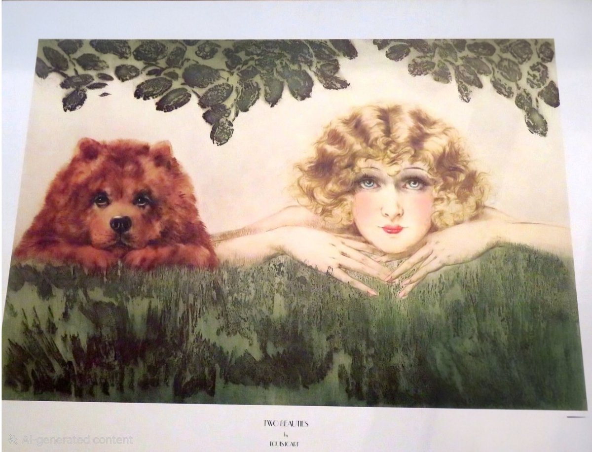 brucesofia's tweet image. Congratulations to Sophia Ramone (Smithtown, NY) on her acquisition of Kip Kopatch&apos;s &quot;The Chow Chows&apos; Garden Party,&quot; and Louis Icart&apos;s &quot;Two Beauties.&quot; SFAG ships to anywhere in the USA &amp;amp; most places outside of the U.S. #chowchow #chowpuppies #chowchowclub #louisicart #kipkopatch