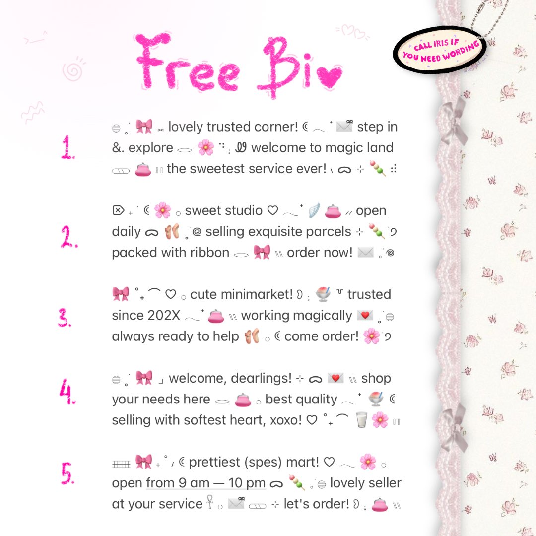 wordinh's tweet image. ⠀
⠀help repost &amp;amp;&amp;amp;. come join ?!___★

⠀🌸🎂  happy birthday, kak ayesha!  ♡

it's @florenyove 's birthday, yippie  ..  🎀  di hari spesialnya, kak ayesha cantik berbagi FREE BIO WORDING untuk BA—fellas!  🍡  scroll untuk rules yaa!  &amp;lt;3  

t. giveaway #zonauang #zonaba