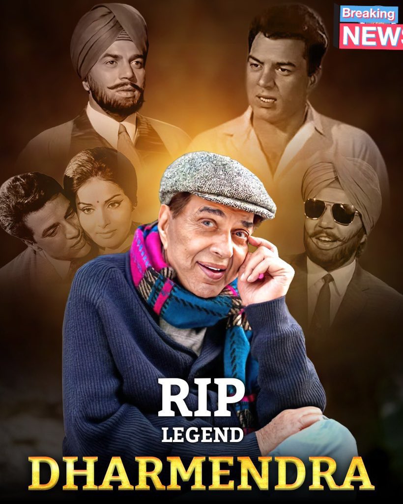 Heartbreaking 💔 
Om Shanti 🙏🏻
#dharmendra