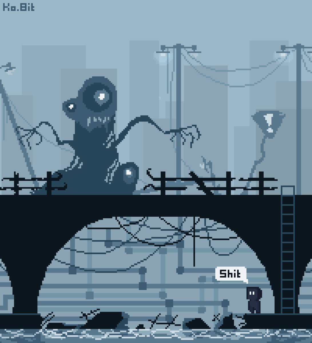 KOTAK_23's tweet photo. Bridge 🌉
#pixel #pixelart #pixelartwork #digitalartwork #art https://t.co/kHuhOkMAbO
