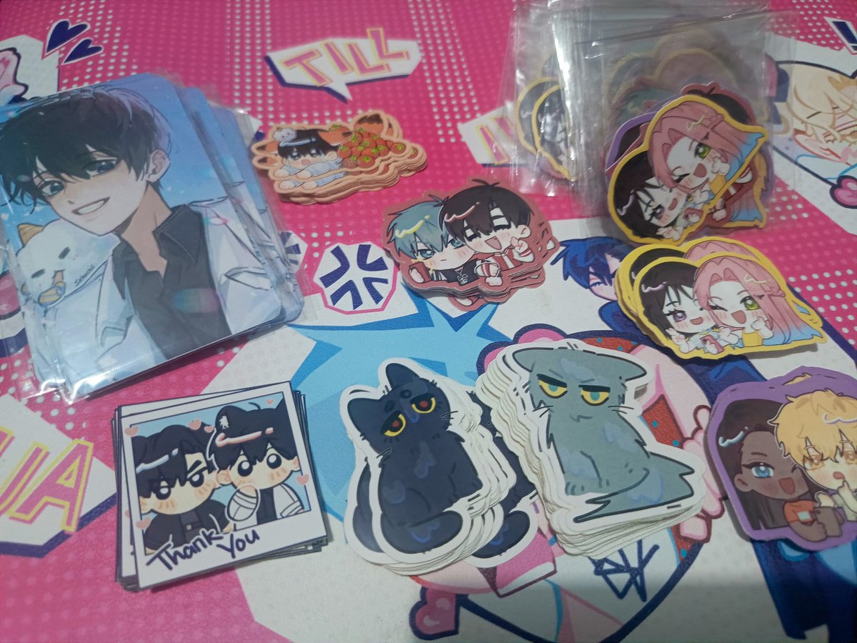 Art Trade for Comifuro 21 💕 I have some stickers from past event too ...