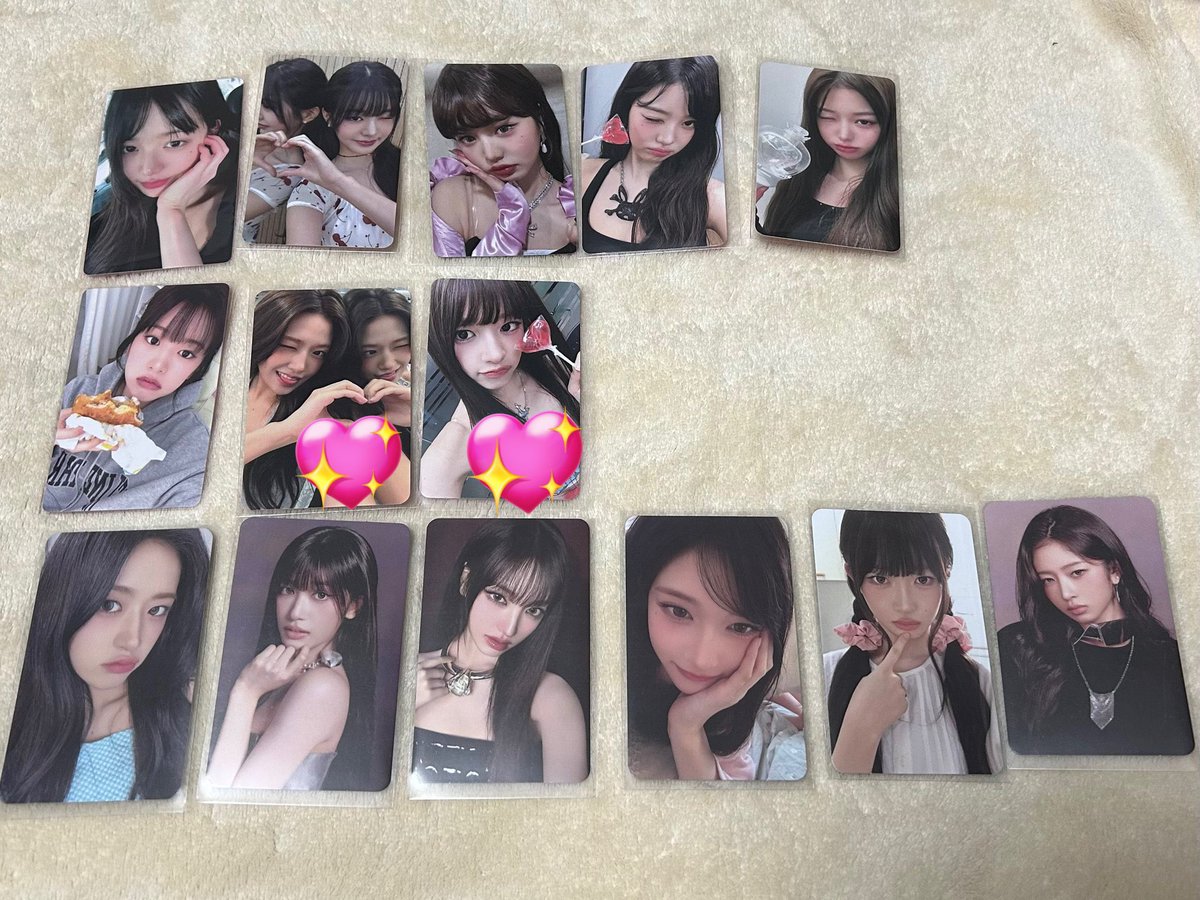 dive_dkdi's tweet photo. @12_one_1029 お返事ありがとうございます🙇🏻‍♀️
こちらのユジンちゃんとでしたらご提示いただいた💖のトレカ3枚とも交換可能なのでご検討いただければ幸いです🙇🏻‍♀️ https://t.co/WWvUe7AjxN