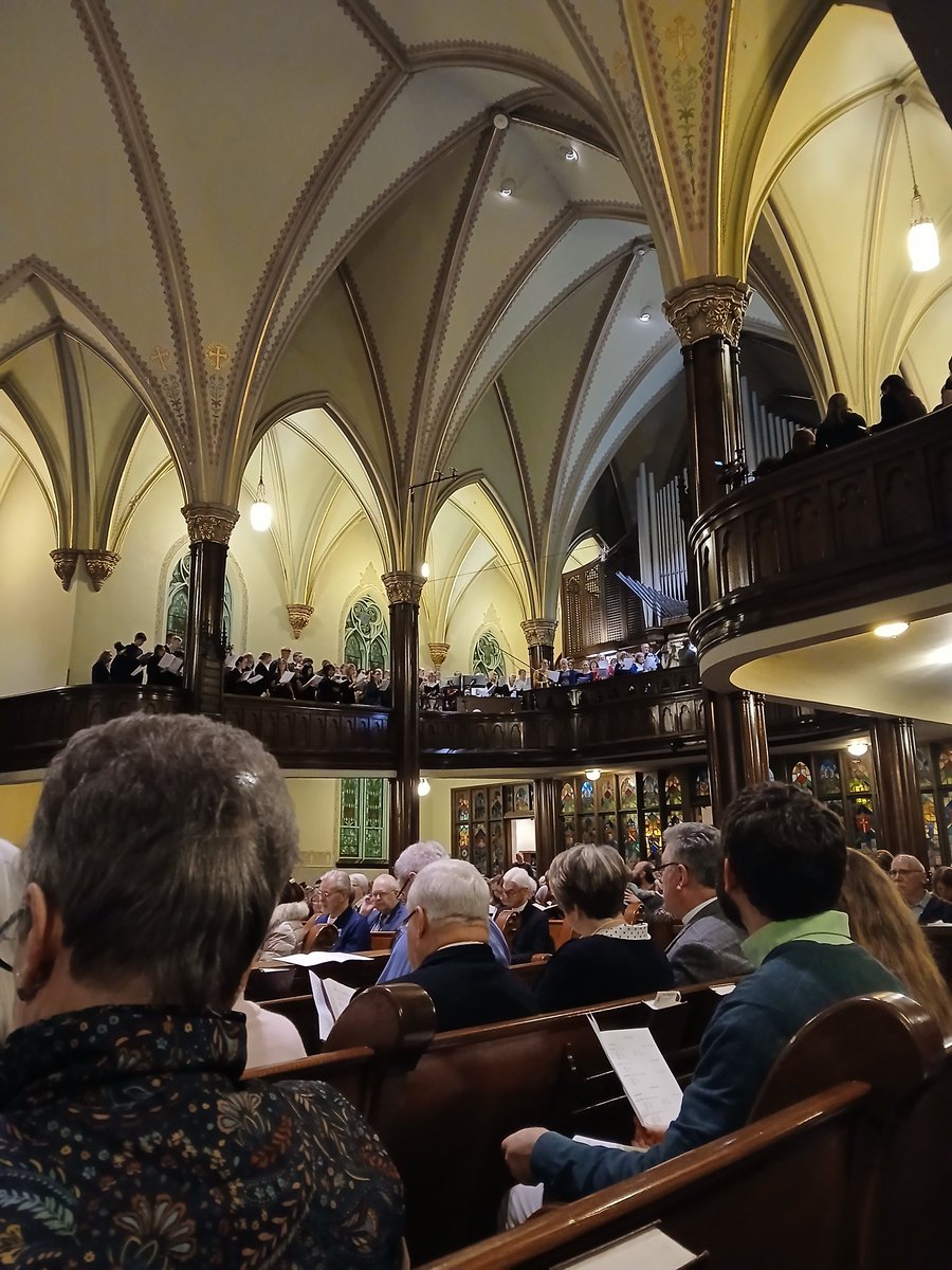 RealGWSchultz's tweet photo. "And I will praise Thee without end." Always glad to be at St. Paul's for superb music.  One of the most influential places in my interest and growth in music and pastoral practice from high school through seminary. https://t.co/Q8TZbC7pt3