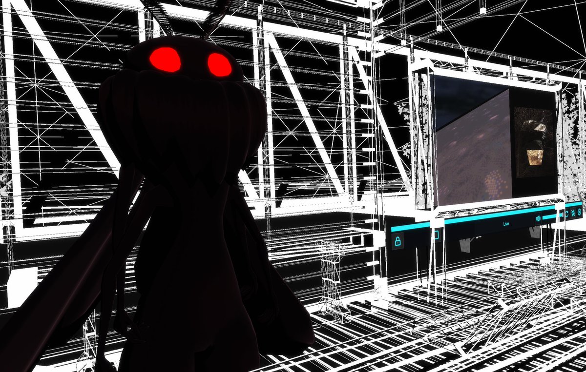 KarinaMaenashi's tweet image. #N9_VRC 
ナイスエクスペリメンタル⚗️
DJで曲を掘る時以外は、Experimental Ambientな音楽を背景にお仕事をしていることが多いのですが、このイベントではノイジーな要素や映像も相まって普段聴いていているタイプとはまた違い、インスピレーションが湧いてきて個人的に好きなイベントでした✨️