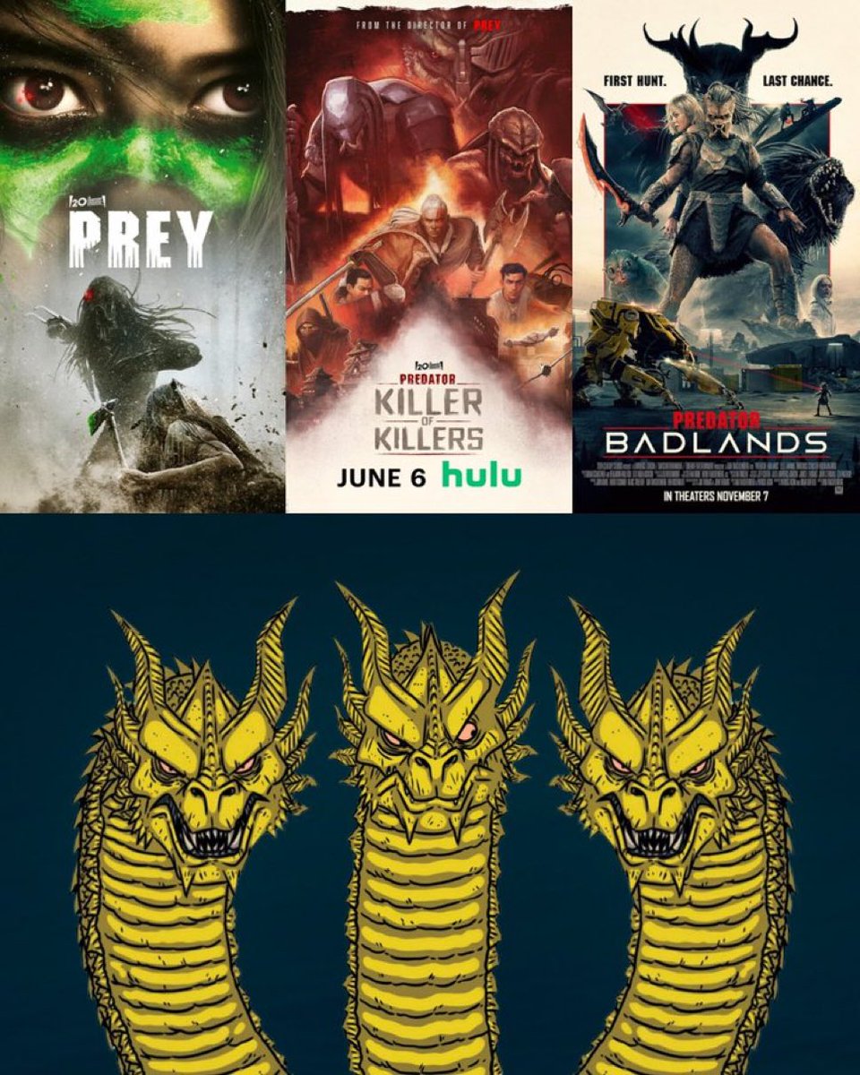 TalkiesFriday's tweet image. லாஸ்ட் 3 படமும் #Predator Franchise la சூப்பர் போலயே ✌️

#PredatorBadlands இன்னும் பார்க்கல ஆனா ரிவியூஸ் எல்லாம் good