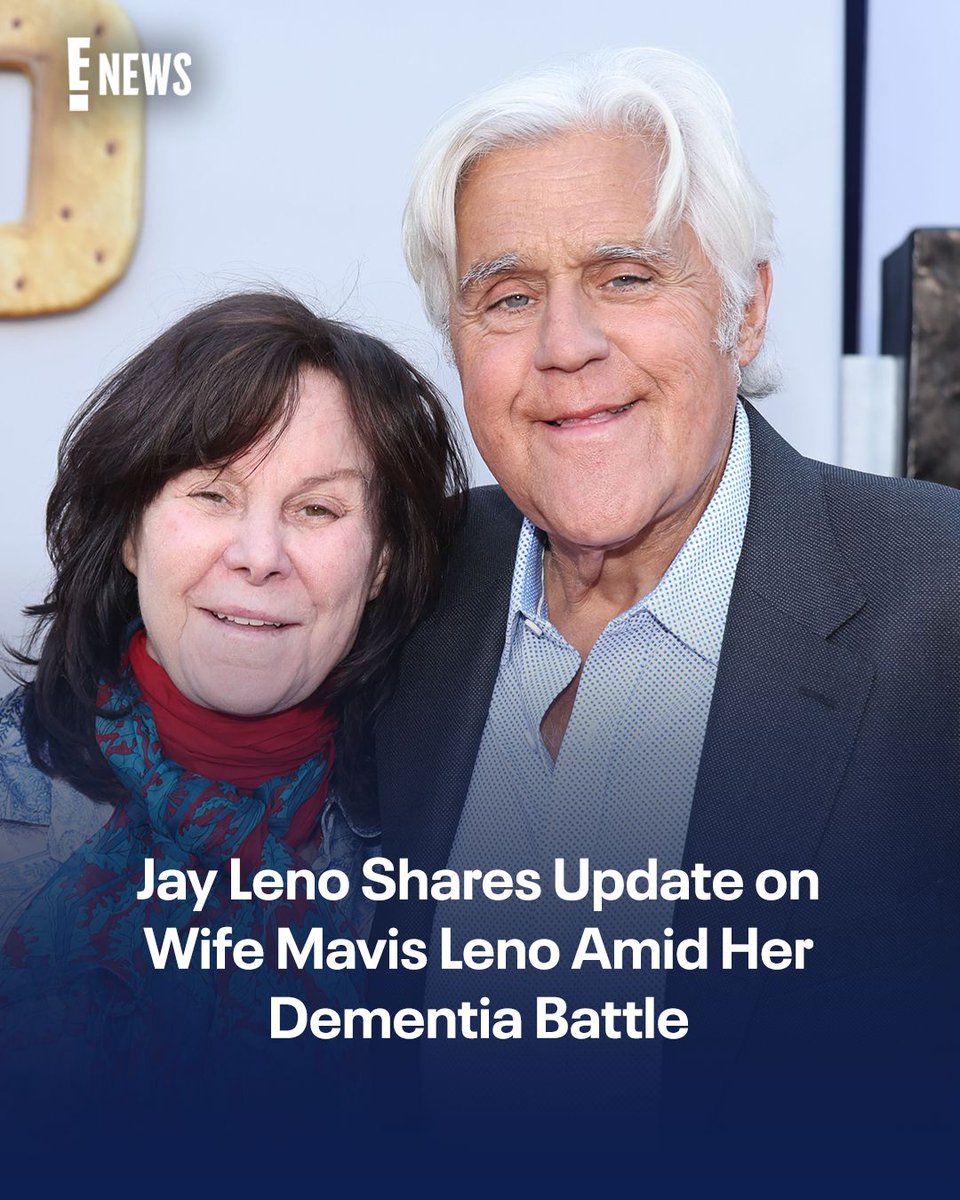 Jay Leno is by his wife Mavis Leno’s side. 🤍 bit.ly/47QSSOA