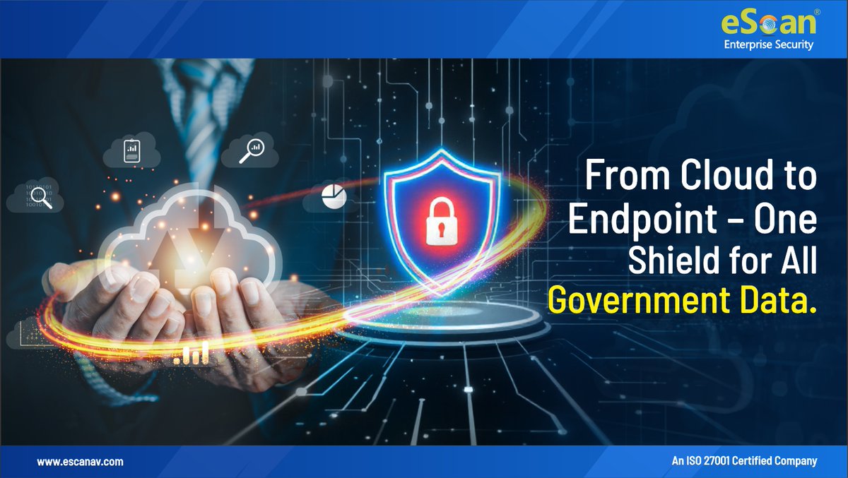 escan_tweet's tweet image. With eScan EDR, your data isn’t just protected — it’s continuously monitored, analyzed, and secured under one intelligent shield.

🛡️ Secure Governance. Strengthen Trust. Empower Cyber Resilience with eScan.
bit.ly/4p59Nnr
#eScan #EDR #CyberSecurity #GovernmentSecurity