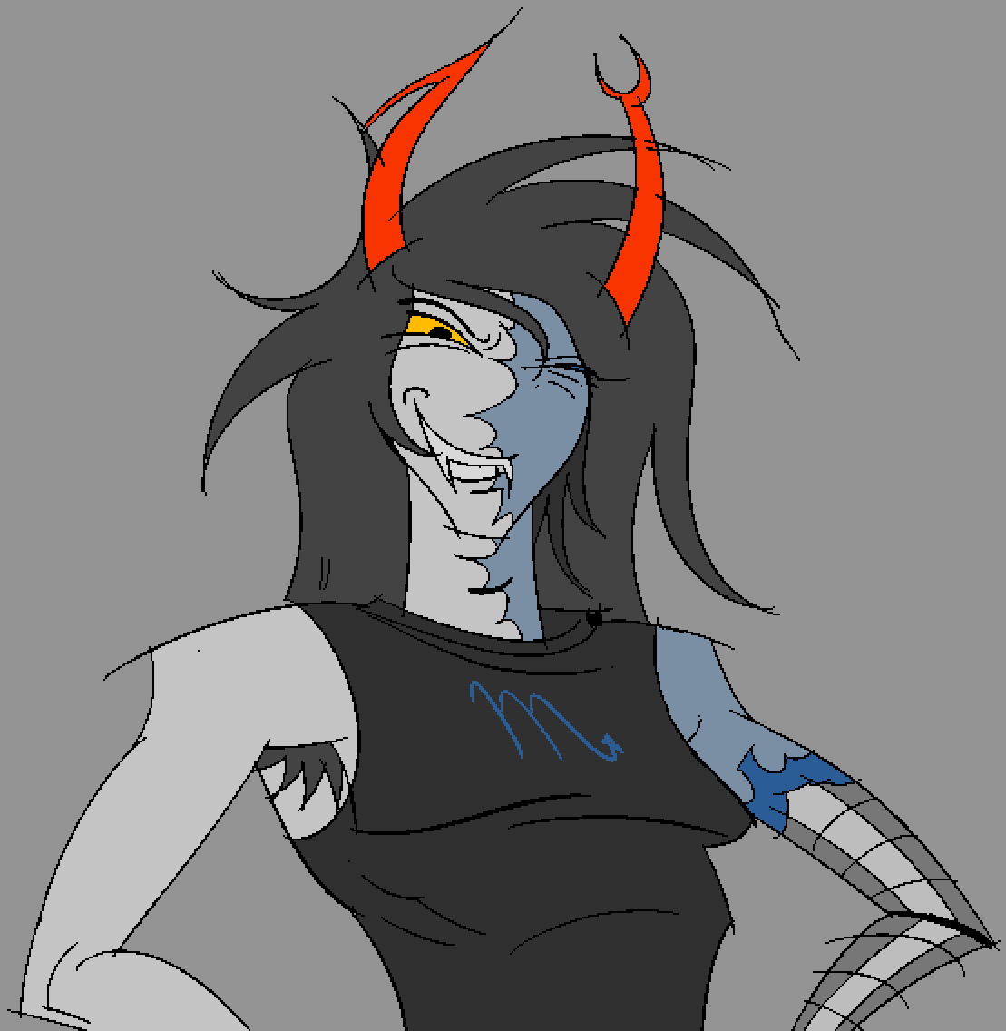 ardenostic's tweet photo. dont i draw this dyke enough times 4 u https://t.co/SUL6lNu7WY