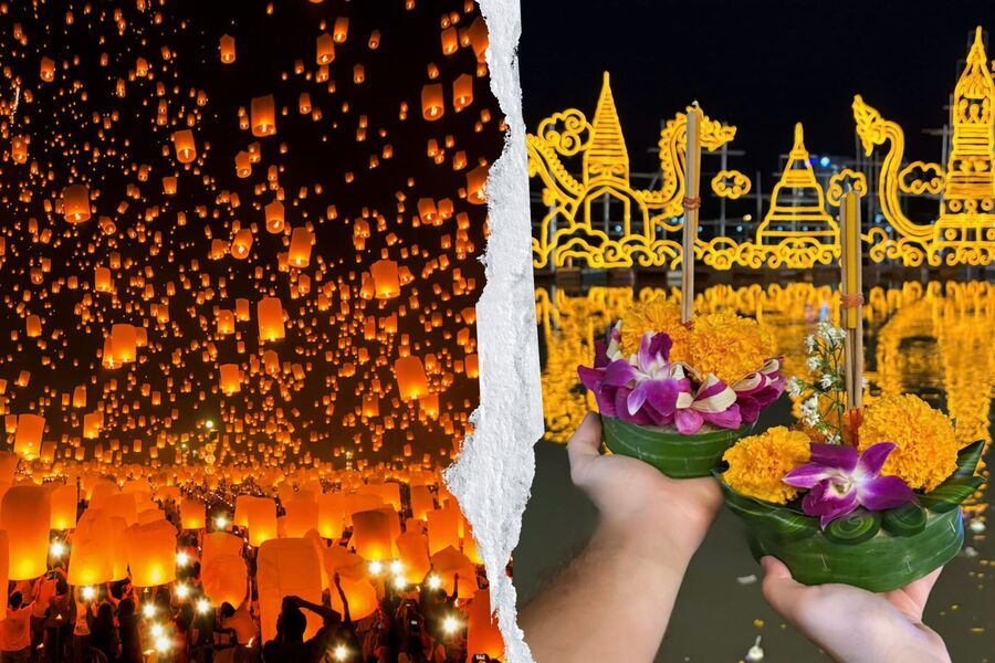 AsiaKingTravel's tweet photo. Découvrez #YiPeng et #LoyKrathong, deux festivals de lumière uniques qui illuminent la #Thaïlande chaque novembre lors d’un #voyage féerique
---------------------------------
👉https://t.co/HU6KrsSjpR https://t.co/XbhBpPPKsC