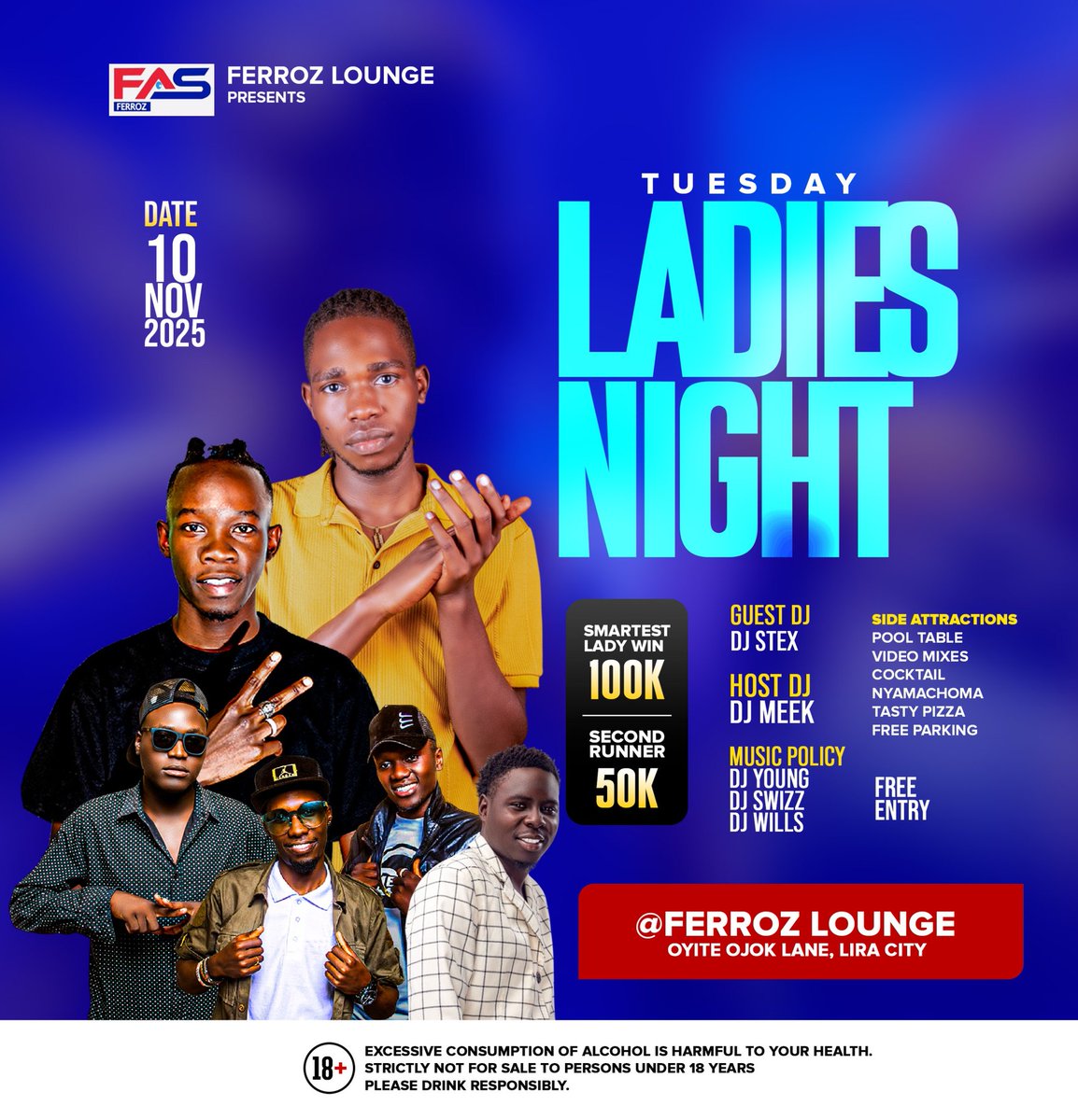 Tonight we here
Come we have some fun 😁 
<a href="/FerrozLounge/">Ferroz Lounge</a>