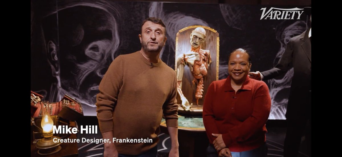 gdeo's tweet photo. For @Variety ,@jazzt talks @FrankensteinGDT with creature makeup designer extraordinaire @mikehillart https://t.co/JNk4rz29k9 #JazzTangcay #MikeHill #FrankensteinGdT #GuillermodelToro https://t.co/dD3EPnWE18