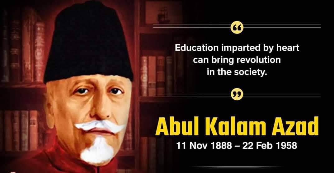 amitjnp76's tweet image. भारत के पहले शिक्षा मंत्री, मौलाना अबुल कलाम आज़ाद जी की जयंती पर शत्-शत् नमन एवं राष्ट्रीय शिक्षा दिवस की आप सबको बधाई।