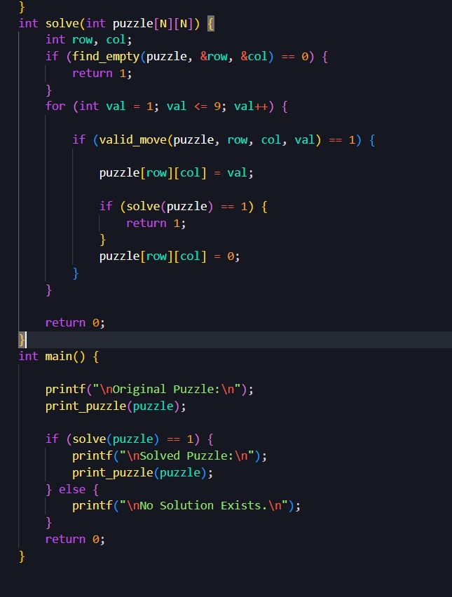 veli_tweets's tweet photo. Made Sudoko using C
Also taken help from senior 
But learn Recursion and Backtracking in very logical way.
Took days but it was worth it at last.
#FirstTechProject https://t.co/5VOvQ0N6lx