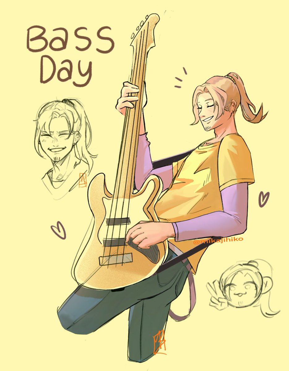 mikajihiko's tweet photo. HAPPY BASS DAY TO MY LOVE!!
Haruki Nakayama repaint 🥰💖 
#Given #Givenfa https://t.co/muJartXnu9