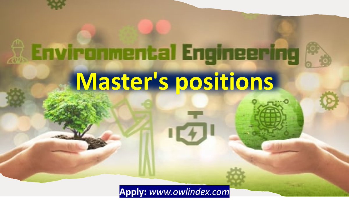 owlindex's tweet photo. Explore Master’s programs in Environmental Engineering here! 🌍✨
https://t.co/bnri7OEp5h

#Owlindex #EnvironmentalEngineering #MastersDegree #ms #msc #masterposition #masterprogramm #research #master #Environment #Environmentaljob #Environmentjob https://t.co/8x908iN16H