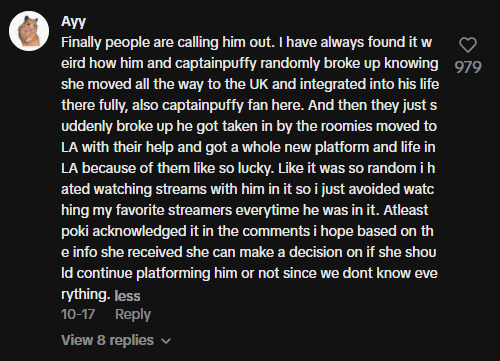 wistfulsapling's tweet photo. Only reason you guys keep around is because he’s a shameless clout chaser who begs bigger streamers to join his lobbies. He has more haters than viewers and gives people weird fake vibes. He’s just like Fedmyster/Mizkif clout driven frat bros. Not even Poki's PR can save his rep. https://t.co/HEhNbRispo