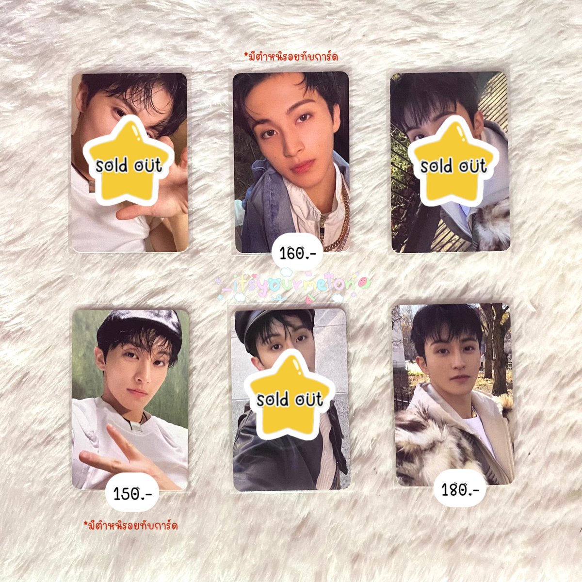 _itsyourmelon's tweet image. 🫐 พร้อมส่ง

• การ์ด แจฮยอน อินจุน เจโน่ จีซอง แฮชาน แทยง จองอู
🛒 ราคาตามภาพรวมส่ง

📫 สนใจ dm / mention
#ตลาดนัดnct #ตลาดนัดnctdream