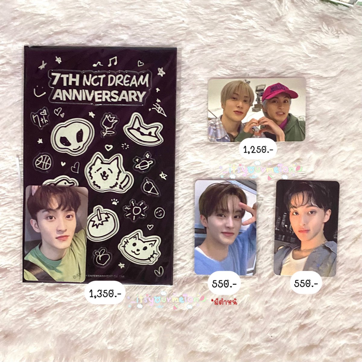 _itsyourmelon's tweet image. 🫐 พร้อมส่ง

• การ์ด แฮชาน แจฮยอน อินจุน มาร์ค
🛒 ราคาตามภาพรวมส่ง

📫 สนใจ dm / mention
#ตลาดนัดnct #ตลาดนัดnctdream