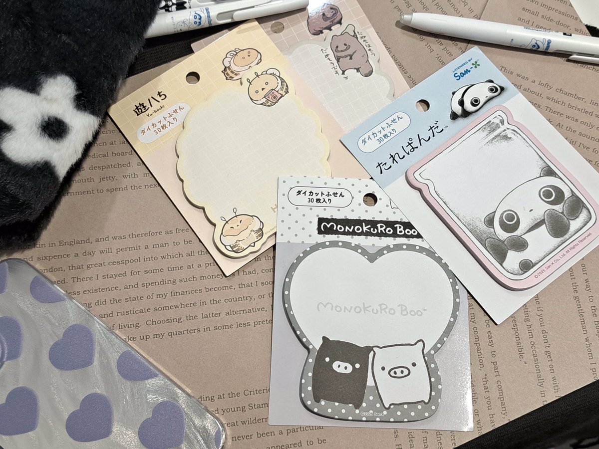 サンキューマートではメモ書きやちょっとしたお手紙にも便利な