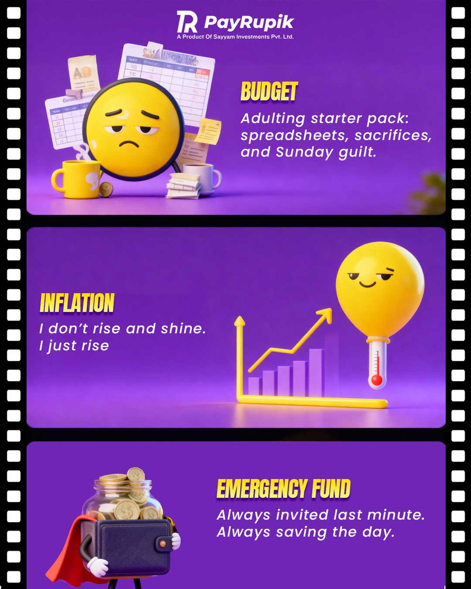 PayRupik's tweet image. If money had an account, its posts would be inflated too 💸😂
Tag your “Inflation” friend!
#funwithfinance #moneytalks #financehumor #moneysmart #financialwellness #relatablefinance #payrupik #desifinance