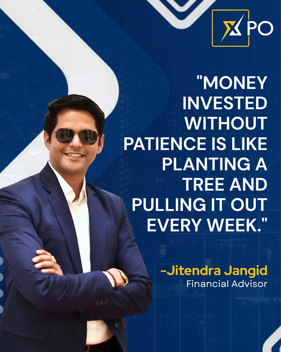 Jitender4059's tweet photo. 🌱 Wealth grows with time, not haste. 💰
Stay patient, stay invested, and let your money flourish. 🚀
:
#smartinvesting #financialwisdom #wealthbuilding #longtermgrowth #investmenttips #financialadvisor #jitendrajangid #ilovexpo https://t.co/T3StjkqQkP