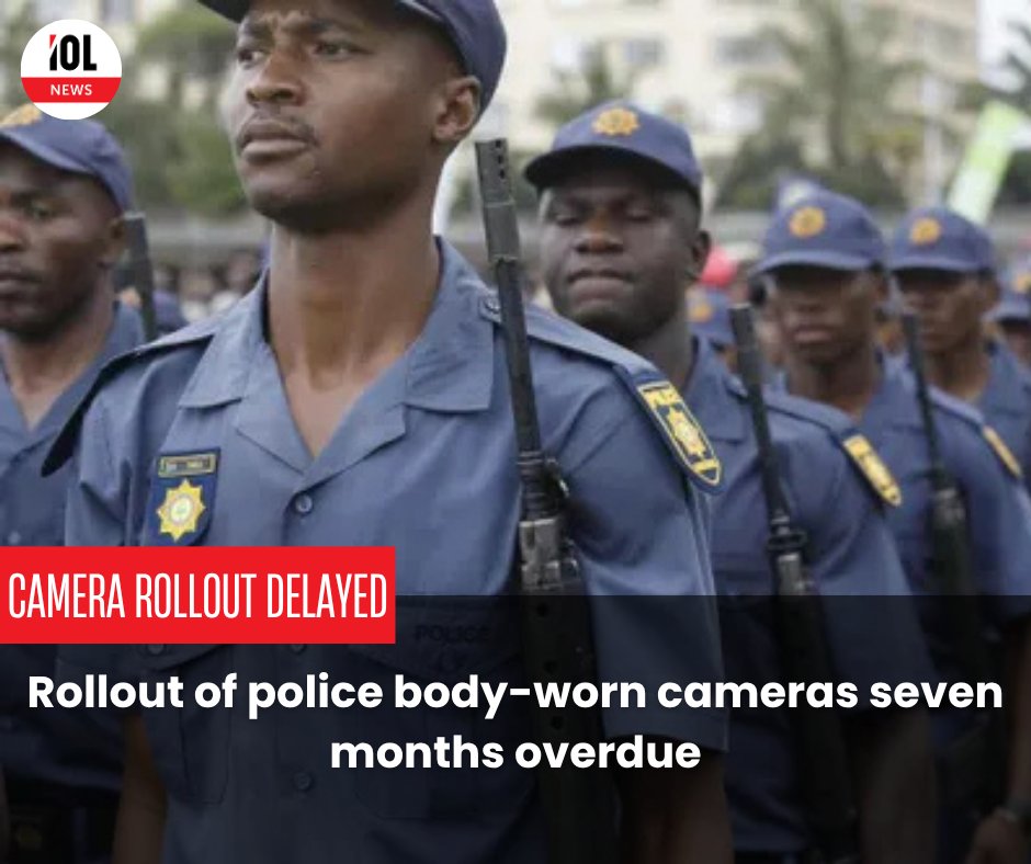 IOL's tweet photo. The rollout of body-worn cameras for SAPS officers is over six months overdue raising serious questions about transparency, accountability, and public safety.
#Bodycam #SAPS #PoliceTransparency #JusticeDeferred #LawEnforcementTech
Read on https://t.co/0WFS3mN9c2 https://t.co/i5ND64kgJv