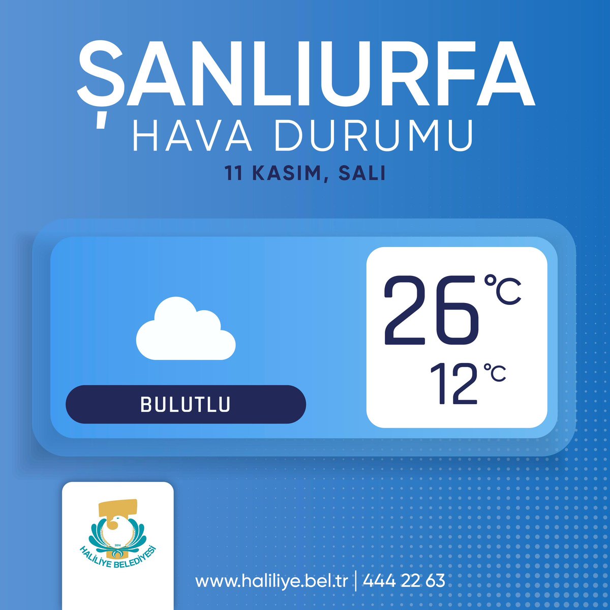 Günaydın Haliliye. ☁️