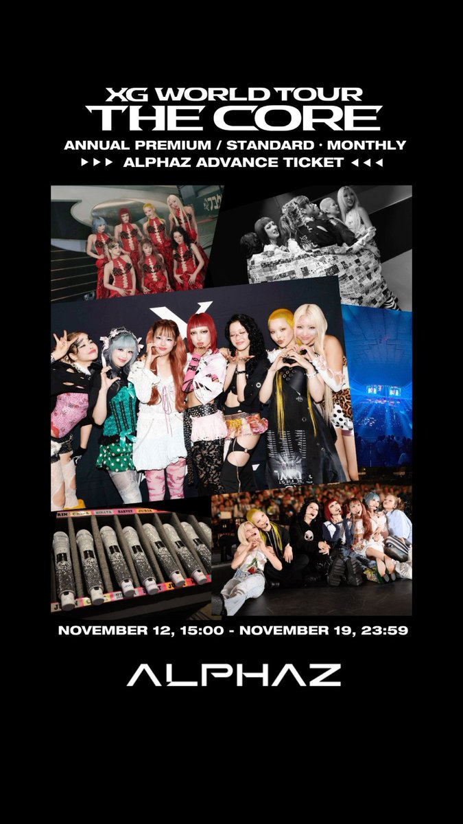 XG ジュリンALPHAZ MAGAZINE ALPHAZ😈🖤 #XGALX #XG #ASAYAJURIN #浅谷