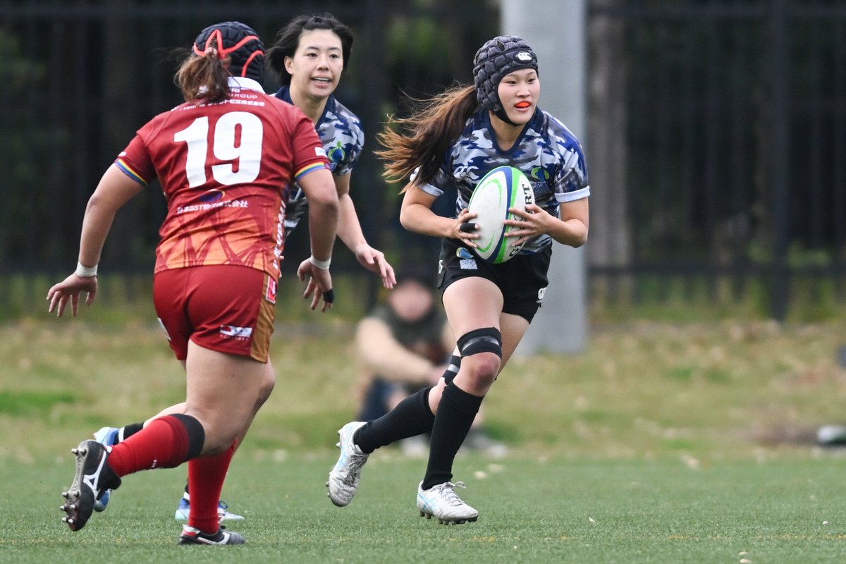 denimmaster's tweet image. 251108 第36回 #関東女子ラグビーフットボール大会
東京山九フェニックス vs Pieces より。
合同チーム #Pieces として出場した #早稲田大学ラグビー蹴球部女子部 の皆さん-1/2。
#萩田未来琉 選手
#岩淵心香 選手
#髙橋みひろ 選手
#髙橋あいり 選手