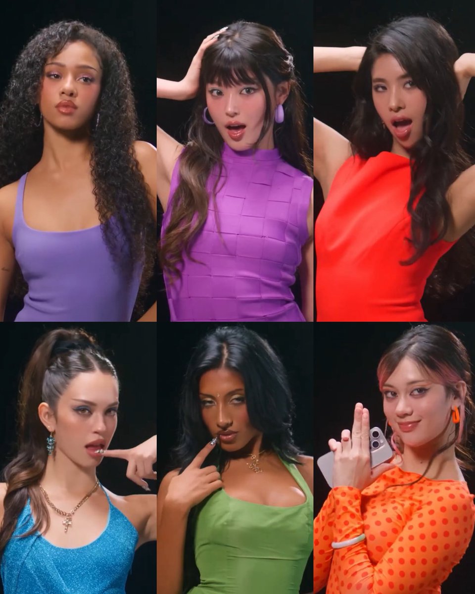 KATSEYEBASE's tweet image. KATSEYE, different colors, same power.