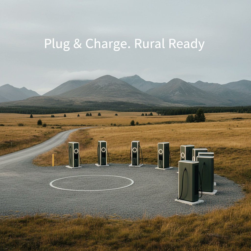 Bi_statedev's tweet image. Plug &amp;amp; Charge is making rural EV charging as easy as it should be: no extra steps, just smart solutions for every community. Ready to roll out? What’s been your biggest challenge with EV charging? #EVcharging #RuralSolutions