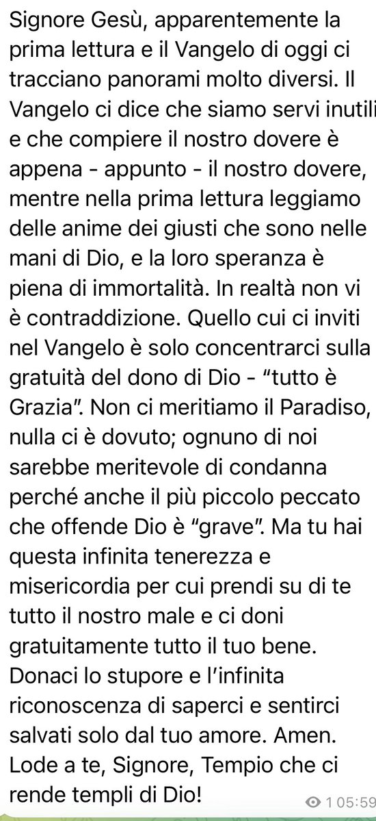 pregarelaparola's tweet image. #pregare la Parola di oggi: nulla è dovuto, tutto è dono 🎁 
#VangeloDiOggi #vangelodelgiorno