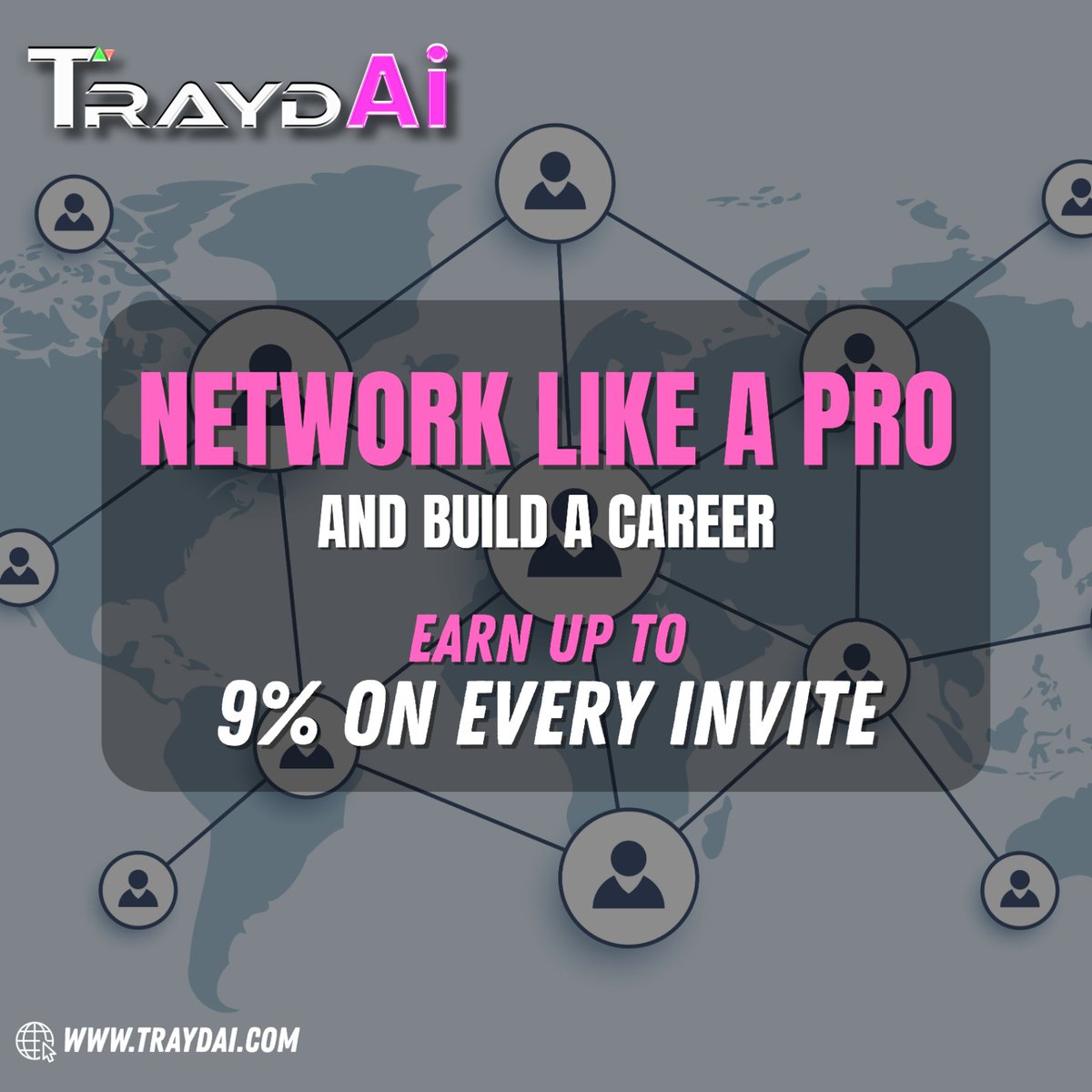 TraydAiOfficial's tweet image. 🌐 Connect. Grow. Earn. 💼

Turn your network into a powerhouse of opportunity with TraydAi! 🚀
Every connection takes you closer to success. 🔗✨

🌐 Visit: traydai.com
📱 WhatsApp: +1(873) 770-1786

#TraydAi #NetworkingSuccess #AIEarnings #GlobalGrowth #SmartCareer