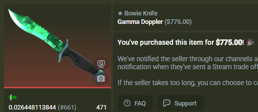 GoggleCS2's tweet image. Thanks for the Bowie emerald