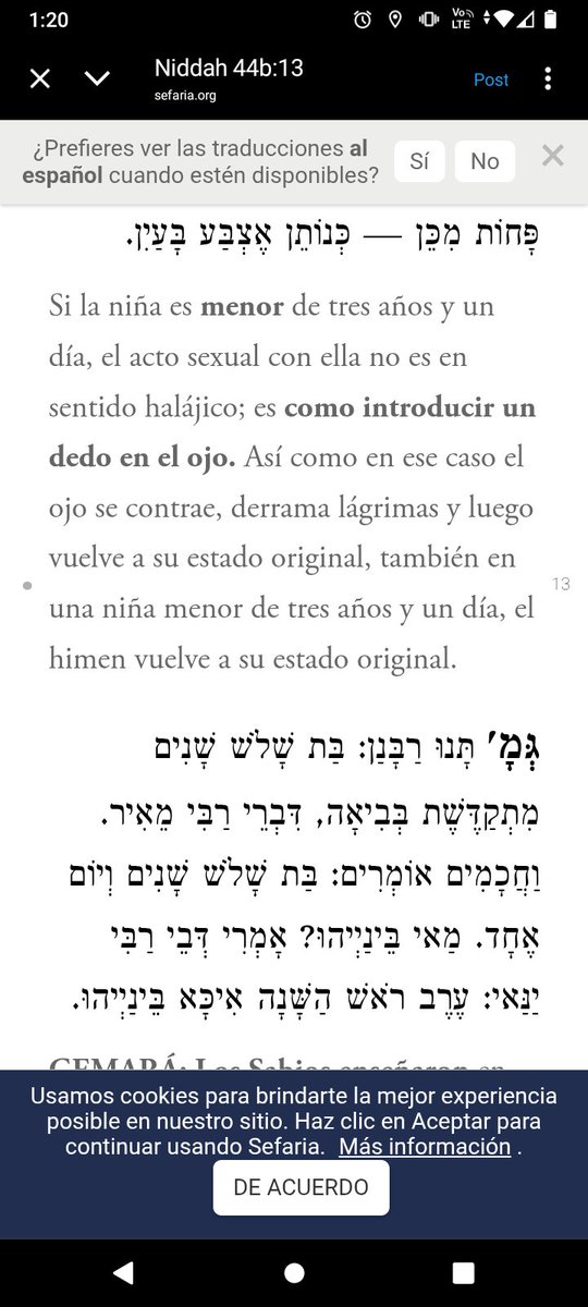 shhhhh1993's tweet photo. Que judíos de mierda quieren hacer quedar mal a los musulmánes con la pedofilia abusando se que los cristianos en general no leen el talmud que dice que las relaciones sexuales se pueden tener a los 3 años y ese es su libro sagrado. Así mienten los judíos https://t.co/A2XaIoGaFZ
