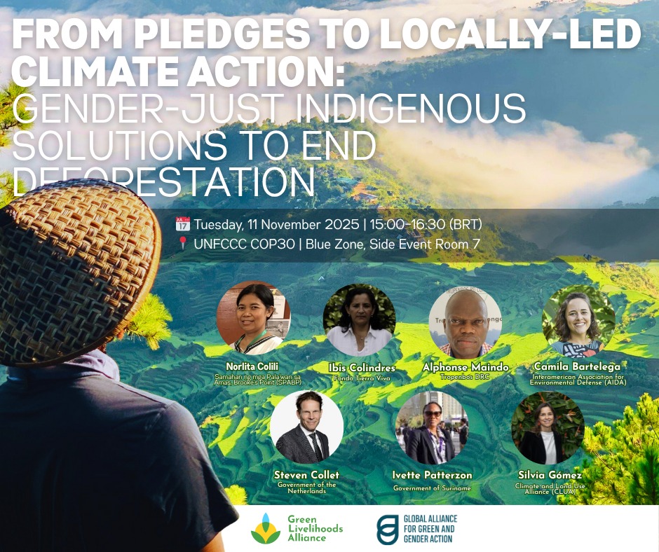 Join NTFP-EP Asia &amp; partners at our #COP30Belem side event: “From pledges to locally-led climate action: gender-just Indigenous solutions to end deforestation.”

📅 Nov 11, 2025 | 15:00–16:30 BRT | 2:00–3:30 PHT
📍 Blue Zone, Side Event Room 7
#ClimateAction #ClimateJustice