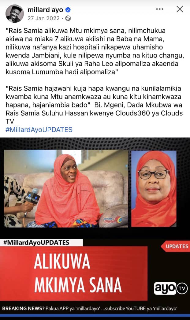 Maria Sarungi Tsehai tweet media