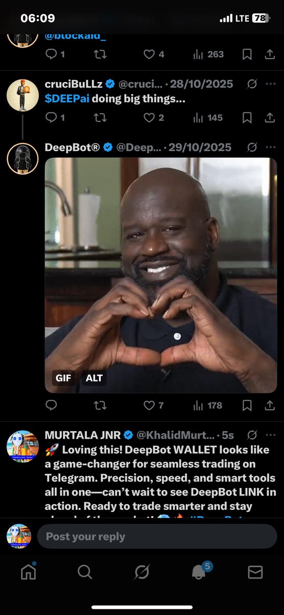 KhalidMurtala5's tweet image. 🔥 Just joined the AMA hype and ready for the $200 giveaway! 💰 Excited to learn, connect, and support this amazing community. @DeepBot_ is taking things to the next level, and I’m here for it! Let’s gooo💎 #DEEPAI #DeepBot

@saaduabbahmusa 

@amos_j1 

@BoytSpace 

All
 Task…