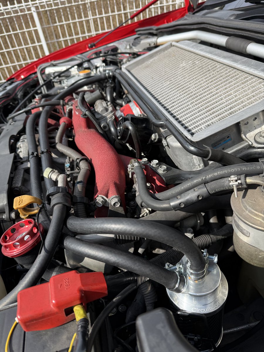 ryoryo_gdb's tweet image. 昨日はオイルキャッチタンク取り付けとデフマウント交換☝️