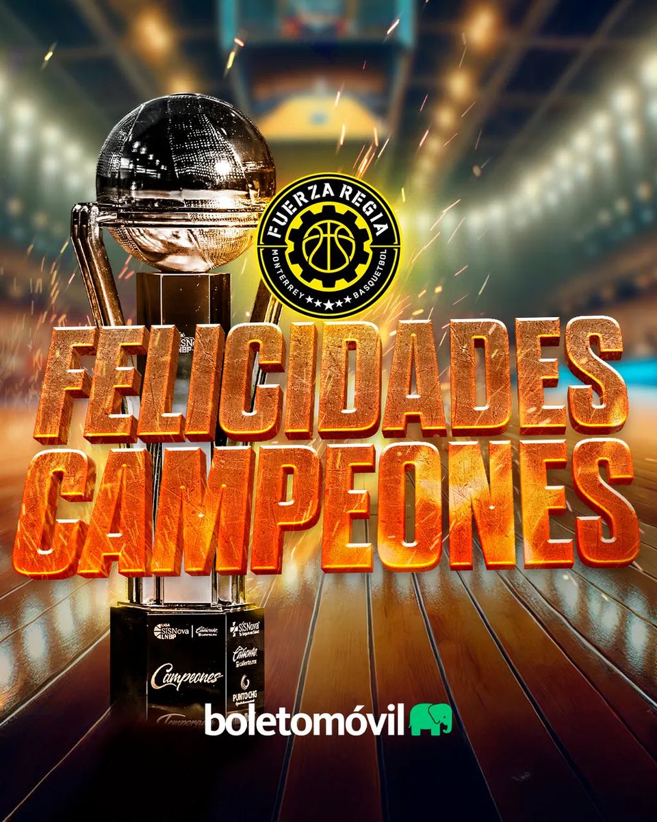 Este título también es de la afición regia 💛
¡Felicidades, Fuerza Regia, campeones de la LNBP! 🏆🏀