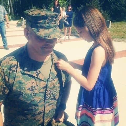 Happy Veterans Day to my dad ❤️🤍💙 Almost  22 years in the Marine Corps and a lifetime of showing what strength, loyalty, and heart really mean. You’ve taught me to work hard, stay strong, and never give up — lessons I carry every day. Thank you for your service and for being my