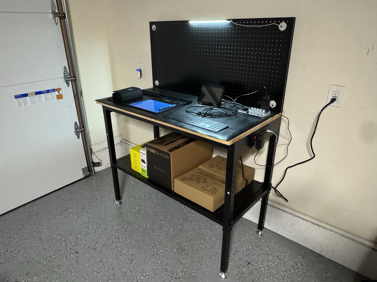 bendiken's tweet image. And so we&apos;re an actual Silicon Valley garage startup ✔️