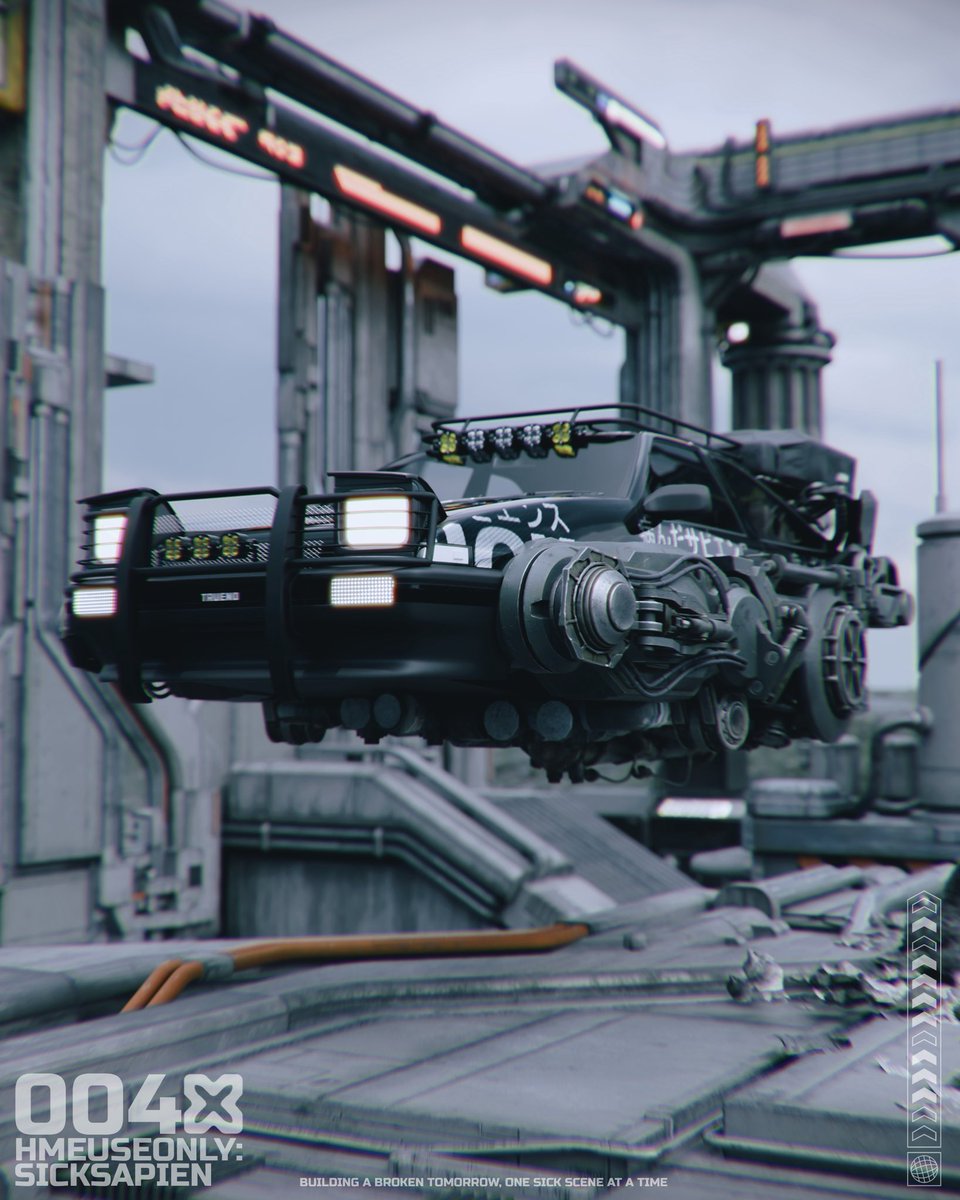 HMEUSEONLY's tweet image. Concept Car for my short film! Car is called ‘Ghostline’ - inspired by Initial D Anime 👊 #scifi #ble3d #intiald