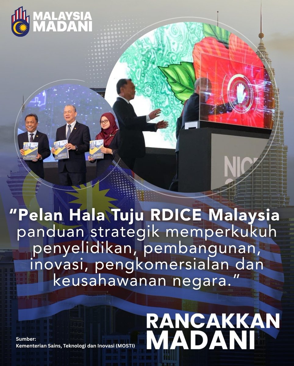 𝐑𝐀𝐍𝐂𝐀𝐊𝐊𝐀𝐍 𝐌𝐀𝐃𝐀𝐍𝐈

#MOSTI #MerakyatkanSains #MenginsankanTeknologi #MengarusperdanakanInovasi #MADANIbekerja #TaatSetia #MalaysiaMADANI #Rakyatdisantuni #RancakkanMADANI 

facebook.com/share/p/1Gqprr…