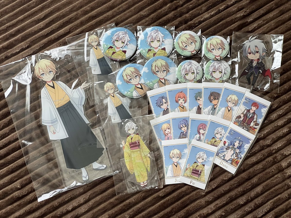 羽プロさんポップアップのショタユシ、フィーちゃん、特典オールスター〜ゲムショで買い忘れたハロウィンパイセン添えて