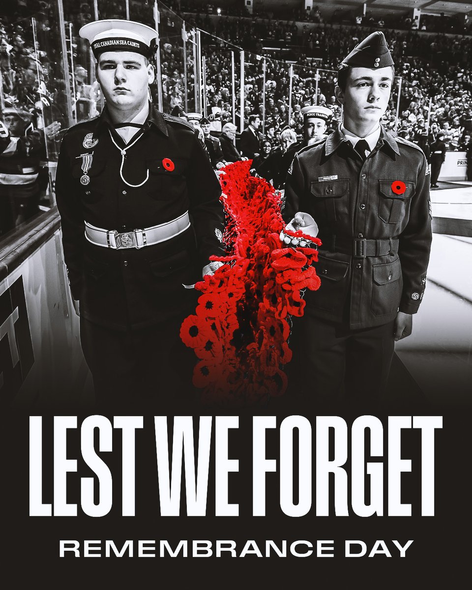 On #RemembranceDay, we honour the courage and sacrifice of those who have served Canada. #LestWeForget