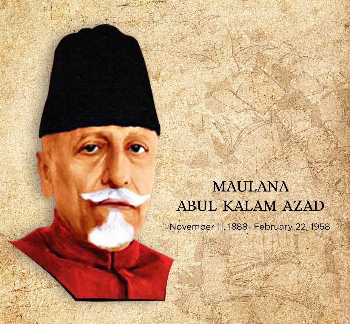ShayarImran's tweet image. महान स्वतंत्रता संग्राम सेनानी और भारत सरकार के पहले शिक्षामंत्री ‘भारत रत्न’ मौलाना अबुल कलाम आज़ाद साहब को उनकी यौमे पैदाइश पर हम सब नम ऑंखों से ख़िराज-ए-अक़ीदत पेश करते हैं।
#MaulanaAbulKalamAzad