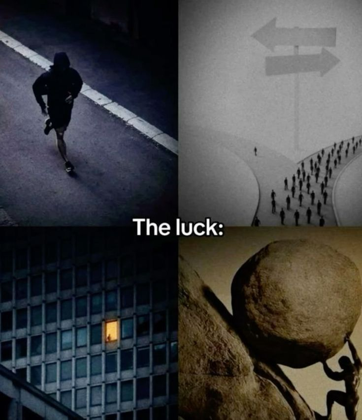 You got lucky
